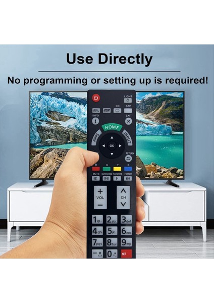 Panasonic 4K Hd Tv Için Remote N2QAYB000927 Remote TC58AX800U TC65AX800U TC65AX900U TC85AX850U TC58AX800U TC65AX800U (Yurt Dışından) fırsatları