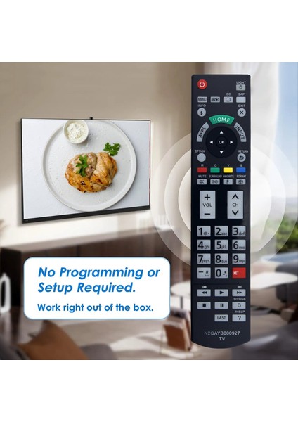 Panasonic 4K Hd Tv Için Remote N2QAYB000927 Remote TC58AX800U TC65AX800U TC65AX900U TC85AX850U TC58AX800U TC65AX800U (Yurt Dışından) indirimleri