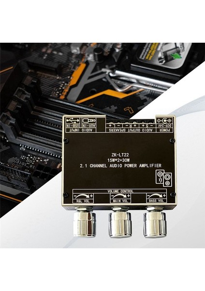 ZK-LT22 5 1 Bluetooth Güç Amplifikatör Kartı Çift 15W 2 1 Ses Kutusu Için 30W Subwoofer ile Kanal Amplifikatör Kartı (Yurt Dışından) indirimleri