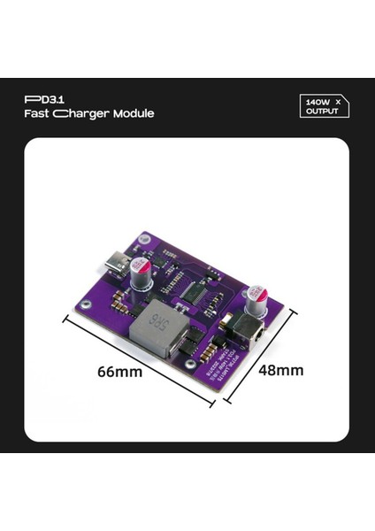 140W Hızlı Şarj Masaüstü Şarj Cihazı 12-32V Buck-Boost Dc5 5x2 5mm-Pd3 1 Dönüşüm Modülü Tip-C Çıkışı Yüksek Güç C1 (Yurt Dışından)