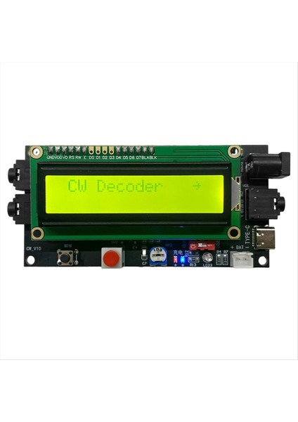 Dc 5-12V 500MA Radyo Morse Kodu Kod Çözücü Cw Kod Çözücü Morse Kodu Okuyucu Morse Kodu Çevirmen Dijital LCD ile Jambon Radyosu (Yurt Dışından)