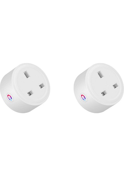 2x Tuya Zigbee Akıllı Soket 16A Ev Güçleri Monitör Güçler Outlet Akıllı Yaşam Ses Kontrolü Alexa Zamanlama Dıy Uk Fiş (Yurt Dışından)