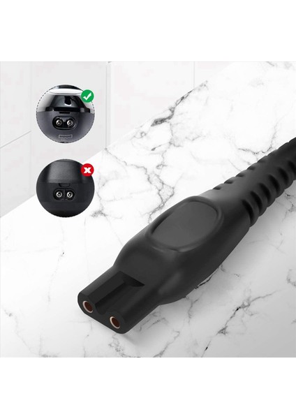 Philips Shaver Için 3x Şarj Cihazı 15V USB Şarj Cihazı Şarj Kablosu Güç Kablosu Philips Norelco Için Oneeblade QP6520 QP6510 (Yurt Dışından) modelleri