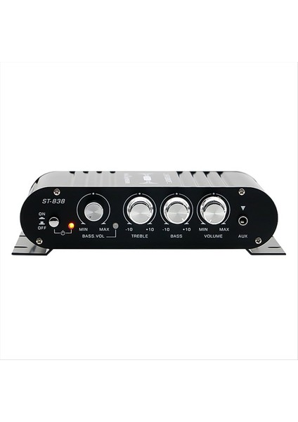 ST-838 Hıfı 2 1 Kanal Güç Amplifikatörü 80WX2 Steroo Bass Ses Amp Subwoofer Çıkışı Ev Ses Amplıfıcıcıcu (Yurt Dışından)