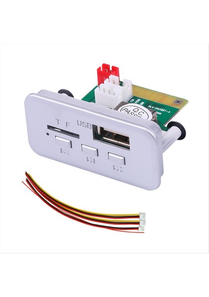 Bluetooth 5 0 Mp3 Wma Maymun Kod Çözme Tahtası Araba Ses USB Tf Fm Radyo Handfree Modül Mp3 Çalar Hoparlör Için 12V (Yurt Dışından)