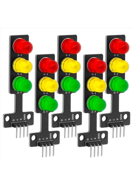 10X LED Trafik Işığı Modülü Yaratıcı Dıy Mini Trafik Işığı 3 3-5V Arduino Için Uyumlu (Yurt Dışından) fiyatları
