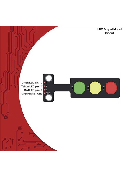 10X LED Trafik Işığı Modülü Yaratıcı Dıy Mini Trafik Işığı 3 3-5V Arduino Için Uyumlu (Yurt Dışından) indirimleri