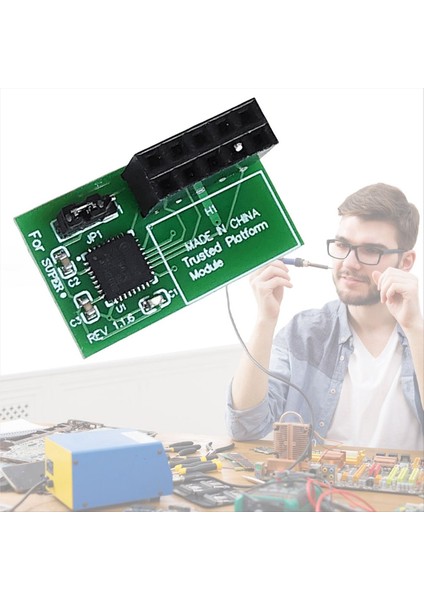 10PIN Spı Tpm 2 0 Modül Güvenilir Platform Tpm 2 0 Supermicro-Aom-Tpm-Paralel (B) Için Yatay Güvenilir Platform Modülü (Yurt Dışından) modelleri