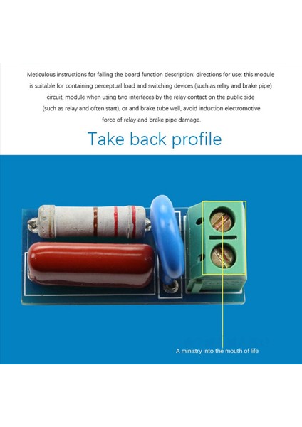 2x Rc Emilim/snubber Devre Modülü Röle Kontak Koruma Direnç Dalgalanma (Yurt Dışından) modelleri