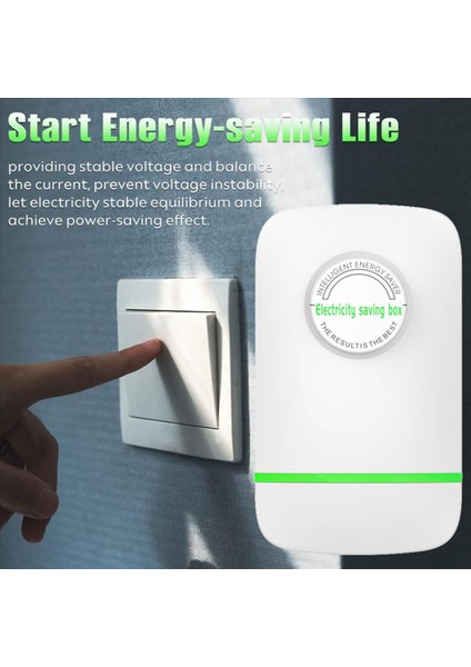 20PCS Enerji Tasarrufu Elektrik Tasarrufu Güç Faktörü Tasarrufu Cihaz Dengesi Akım Akıllı Güç Tasarrufu Abd Fişi (Yurt Dışından) modelleri