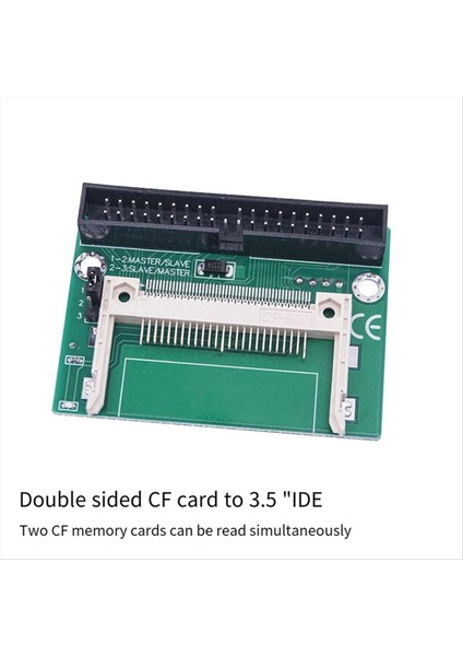 Çift Cf - Ide Adaptör Kartı Kompakt Flash SSD Kartına 3 5inch Ide Dizüstü Bilgisayar SSD HDD Adaptör Kartı (Yurt Dışından) fiyatları