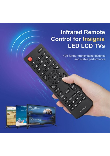 Insignia-Tv-Remote Için Evrensel Değiştirme Uzaktan Kumanda Insignia LED LCD Tv&#39 Ler Için Compatilbe (Yurt Dışından) fırsatları