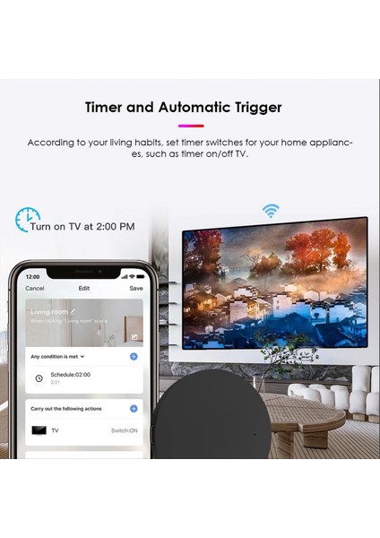 Smart Home Tv DVD Aud Için Too Wifi Ir Uzaktan Kumanda Alexa Google Home ile Ses Kontrolü Ses Kontrolü Çalışır (Yurt Dışından) fırsatları
