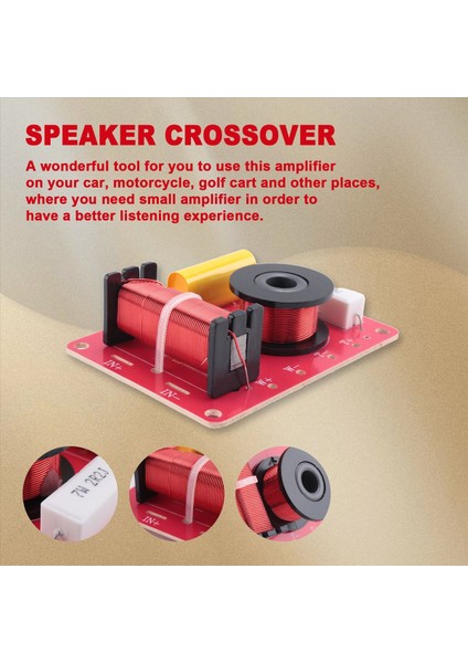 130W Hoparlör Crossover 2 Yollu Yüksek Düşük 8 Ohm Frekans Bölücü 6 Inç Hoparlör (Yurt Dışından) fırsatları