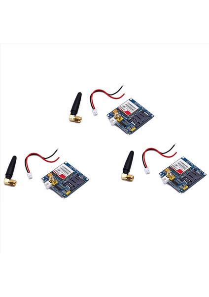 3x SIM900A Mını Kablosuz Veri Aktarım Modülü / Sms / Geliştirme Kurulu / Gsm / Gprs / STM32 Kart Kiti (Yurt Dışından)