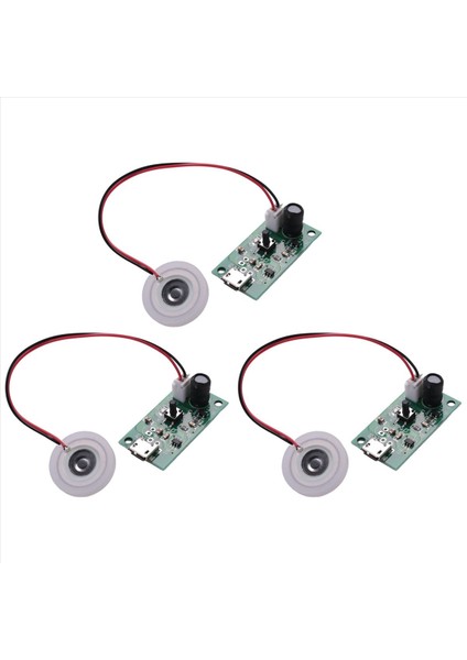 3pcs Mist Maker 5V USB Nemlendirici Modülü ile Atomizasyon Plakası Zamanlama Anahtarı ile Entegre Devre Kartı Sürücüsü (Yurt Dışından) fiyatları