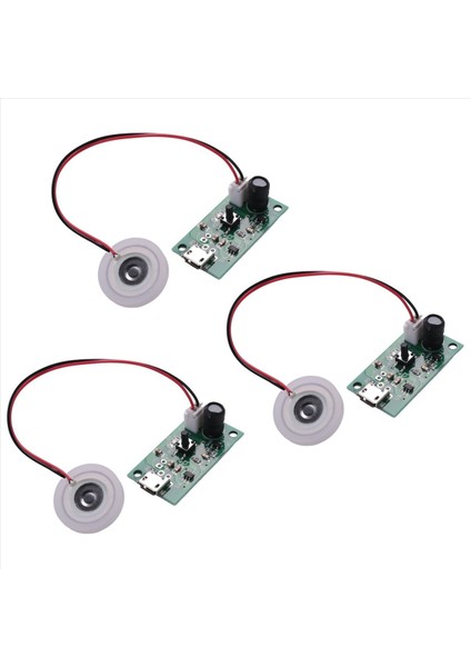 3pcs Mist Maker 5V USB Nemlendirici Modülü ile Atomizasyon Plakası Zamanlama Anahtarı ile Entegre Devre Kartı Sürücüsü (Yurt Dışından) modelleri