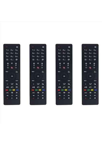 Telefunken Tv Için 4x Yedek Uzaktan Kumanda RC4875/RC4870 Kurulum Gerekmez (Yurt Dışından)