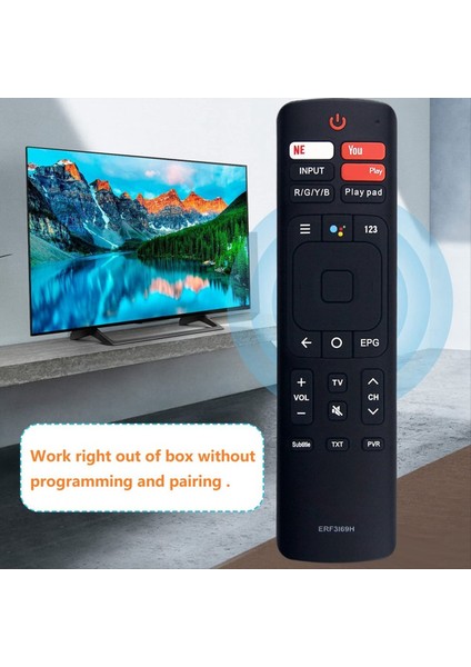 Yedek ERF3I69H Hisense Smart 4K UHD Tv Için Bt ve Ses Komutu Yardımı (Yurt Dışından) modelleri