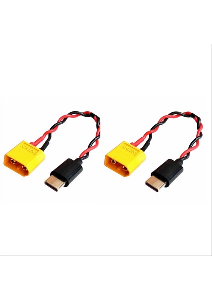 XT60-TYPE-C Giriş Kablosu Güç Kablosu Bağlantı Kablosu XT60 Güç Kablosu Dayanıklı Güç Kaynağı (Yurt Dışından)