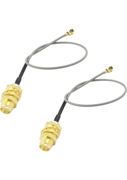 Wifi Network Için 2x U Fl Ipx - Sma Kadın Pigtail Kablosu 1 13MM (Yurt Dışından)