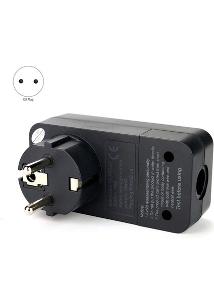 2x Fı Devre Kesici Kişisel Koruma Fişi Değiştirme Tapası 10MA Tutma Akım Devre Kesici 16AMP Ab Fişi (Yurt Dışından) indirimleri