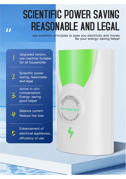 Akıllı Cihazlar Enerji Koruyucular Elektrik Tasarruf Kutusu Cihazı Denge Mevcut Kaynak Aletler Enerji Koruyucuları Ab Fişiyle A (Yurt Dışından)