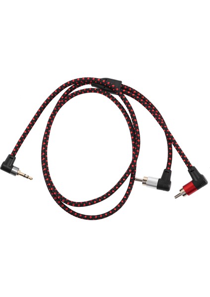 90 Derece 3 5mm Erkek Ila 2 Rca Erkek Kablo Dik Açı Stereo Y Ayırıcı Kordon Mikrofon Jak Takımı Dizüstü Bilgisayar 1m Için (Yurt Dışından)