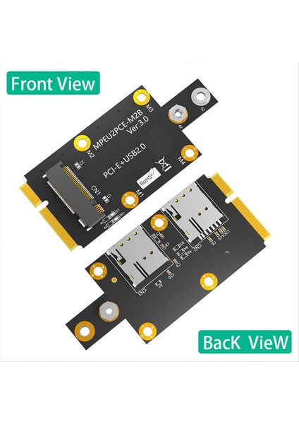 M 2 Tuş B Ila Mini Pcı-E Adaptör Strap Çift Nano Desteği 3g/4g/5g Adaptör Çok Fonksiyonlu Uygun Modül (Yurt Dışından) fiyatları