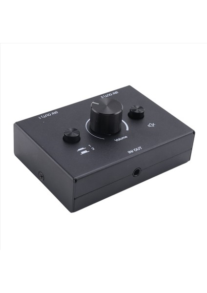3 5mm Stereo Ses Anahtarı 2 In 1 Out Ses Anahtarlayıcı Pasif Hoparlör Kılavuz Seçici Seçmen Seçici Kutu Ses Paylaşımı (Yurt Dışından) modelleri