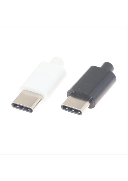 10PCS Tip C Usb3 1 3A Hızlı Şarj USB Konektörleri Erkek Jack Tail Fiş Elektrik Terminalleri Kaynak Dıy Veri Kablosu Beyaz (Yurt Dışından) modelleri