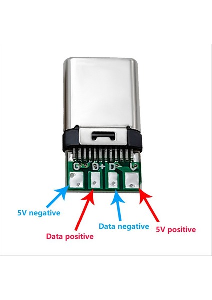 10PCS Tip C Usb3 1 3A Hızlı Şarj USB Konektörleri Erkek Jack Tail Fiş Elektrik Terminalleri Kaynak Dıy Veri Kablosu Beyaz (Yurt Dışından) indirimleri