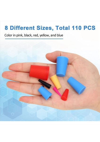 220PCS Silikon Kauçuk Konik Fiş Delik Fişleri Için Yüksek Sıcaklık Dayanıklı Kauçuk Durdurucular Püskürtme Püskürtme (Yurt Dışından) fiyatları