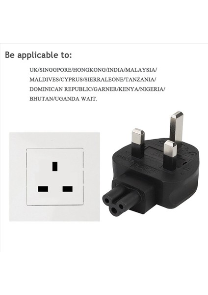 2x Ingiltere 33 Pimli Erkek-Iec 320 C5 Fiş Ingiltere-C5 Ac Güç Adaptörü Ingiltere Fiş Endüstriyel Ağır Dönüştürücü (Yurt Dışından) fırsatları