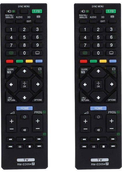 KDL-32R420A KDL-40R470A KDL-46R470A Için Sony LCD Tv Için 2x Evrensel Uzaktan Kumanda RM-ED054 (Yurt Dışından)