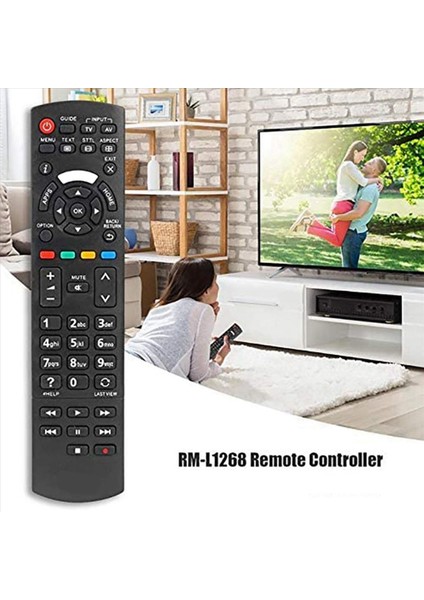 Panasonic Netflix N2QAYB00100 N2QAYB Dijital Tv Için 4x RM-L1268 Akıllı LED Tv Uzaktan Denetleyicisi (Yurt Dışından) modelleri