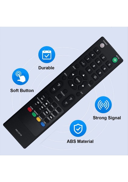 Jvc LCD LED Smart Tv RM-C3116 RM-C3222 LT-40N570A LT-48N570A Için RM-C3116 Uzaktan Kumandasını Değiştirin (Yurt Dışından) modelleri