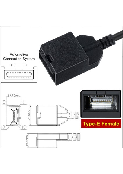 1 5m HDMI Uyumlu E Tipi Erkekten Erkek Araba Hdtv Ses ve Video Iletim Kablosu Için Kilit Uzatma Kablosu (Yurt Dışından) indirimleri