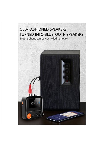 Nfc Bluetooth Alıcı 5 2 Ses Alıcı Kablosuz Adaptör Eski Ses Amplifikatörü Müzik Oyuncusu Aux/rca Otomobil Hoparlörü (Yurt Dışından) indirimleri