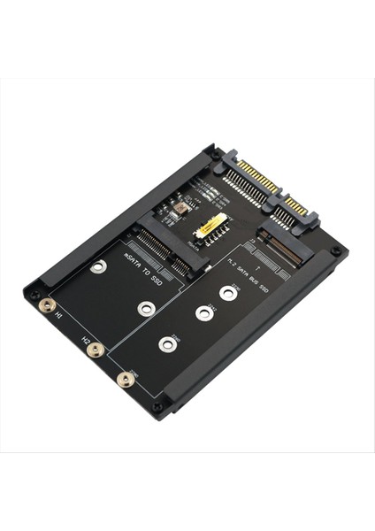 2ın1 Msata + B Key/b + M Keafi M 2 SSD Ila 2 5 Sata Adaptör Kartı M2 Ngff Sata3 2230 2242 2260 2280 (Yurt Dışından)