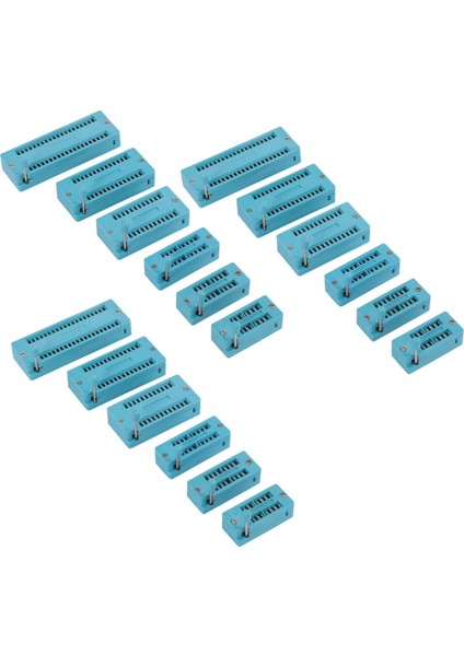 18PC Universal 14/16/18/24/28/40 Pin Ic Testi Evrensel Zıf Soketi Sıcak Ev Geliştirme (Yurt Dışından)