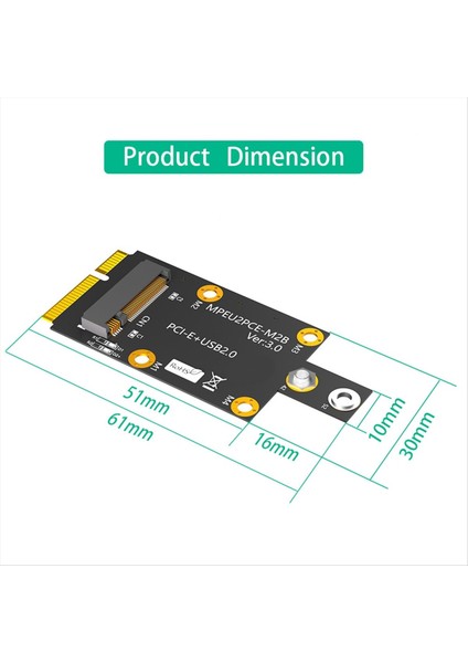 M 2 Tuş B Ila Mini Pcı-E Adaptör Strap Çift Nano Desteği 3g/4g/5g Adaptör Çok Fonksiyonlu Uygun Modül (Yurt Dışından) indirimleri