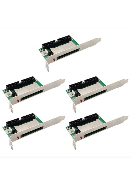5pcs 40 Pimli Cf Kompakt Flaş Kartı-3 5 Ide Dönüştürücü Adaptörü Pcı Braketi Arka Panel (Yurt Dışından)