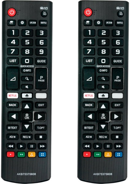 Lg Tv Için 2x Uzaktan Kumandalı AKB75375608 Değiştirildi (Yurt Dışından)