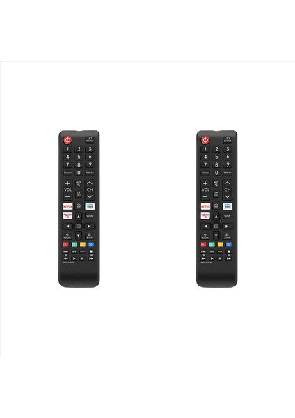 Netflix ile Samsung Uzaktan Kumandası Için 2x Samsung Smart Tv LCD LED 4K Hdr Için Prime Video Rakute Tv Düğmesi (Yurt Dışından)