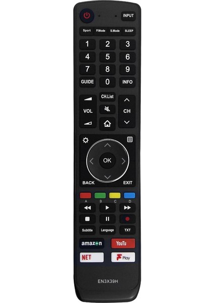 EN3X39H Hisense Tv H50U7AUK 50INCH 55INCH 65INCH U7A Için Uzaktan Kumanda Değiştirildi (Yurt Dışından)