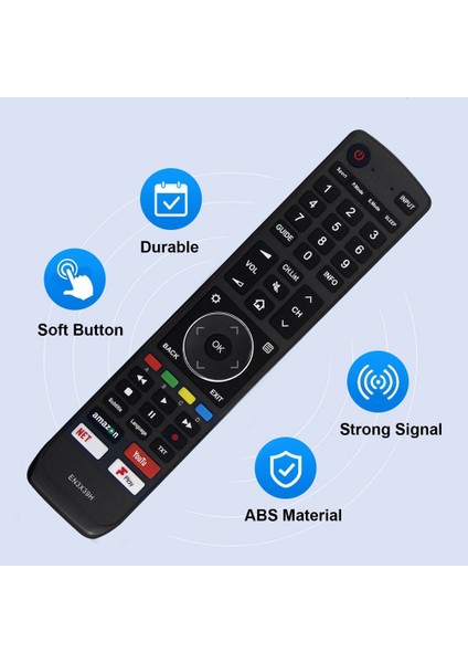EN3X39H Hisense Tv H50U7AUK 50INCH 55INCH 65INCH U7A Için Uzaktan Kumanda Değiştirildi (Yurt Dışından) fiyatları
