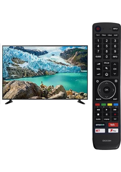 EN3X39H Hisense Tv H50U7AUK 50INCH 55INCH 65INCH U7A Için Uzaktan Kumanda Değiştirildi (Yurt Dışından) fırsatları