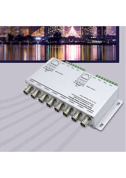 Tvı Cvı Ahd Kameralar Için 2x Pasif Video Balun Bükülmüş Çiftler Aracılığıyla Cctv Utp Video Balun 8ch Alıcı -Verici Bnc - Utp RJ45 (Yurt Dışından) modelleri