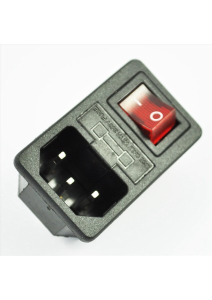 Sigorta Anahtarı 10A 250V 3 Pin IEC320 C14 ile 10X Giriş Erkek Güç Soketi (Yurt Dışından) modelleri